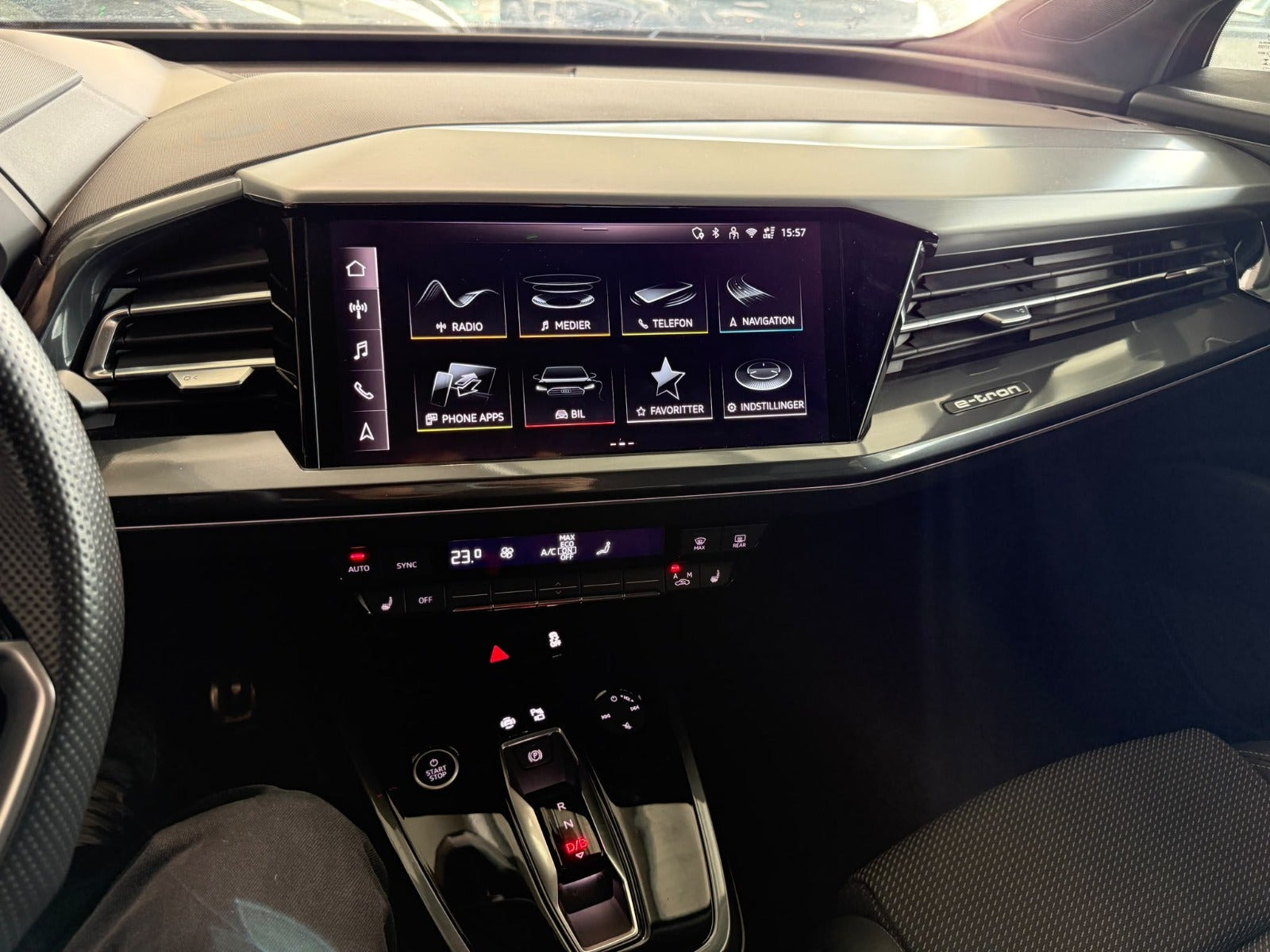Sort Audi Q4 e-tron fra 2024