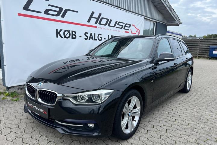 Sort BMW 320d fra 2015