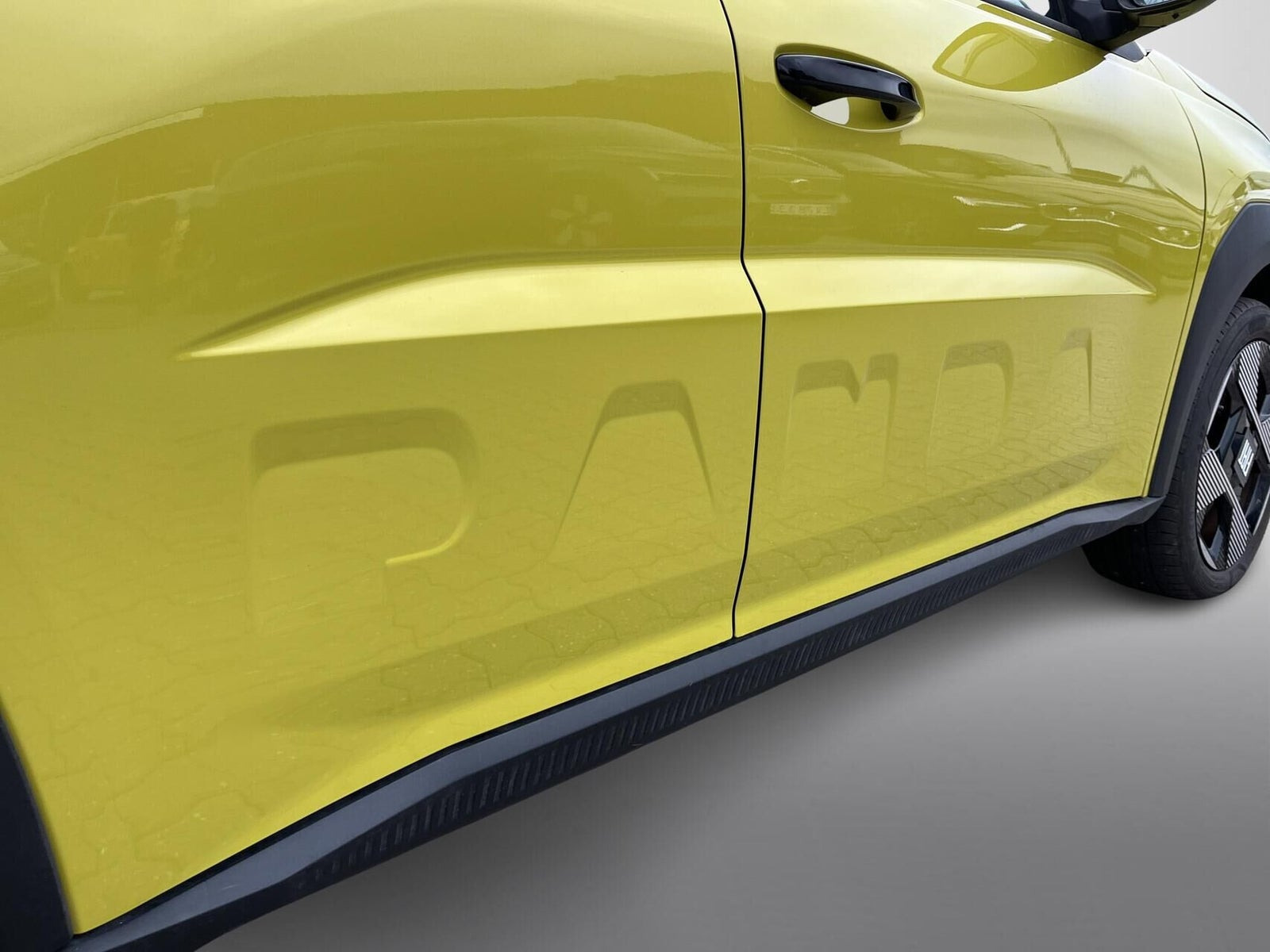 Gul Fiat Grande Panda fra 2025