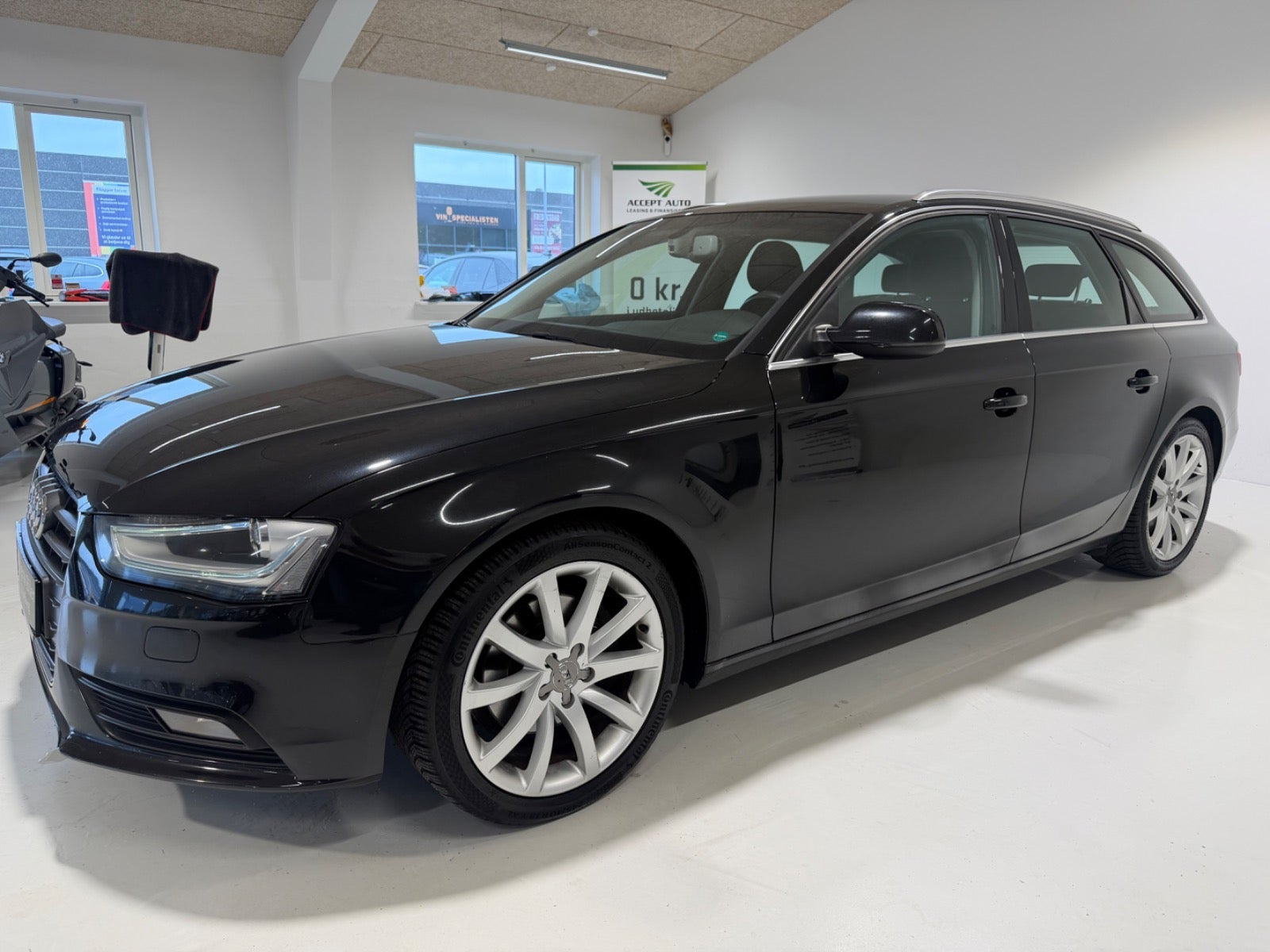 Sort Audi A4 fra 2012