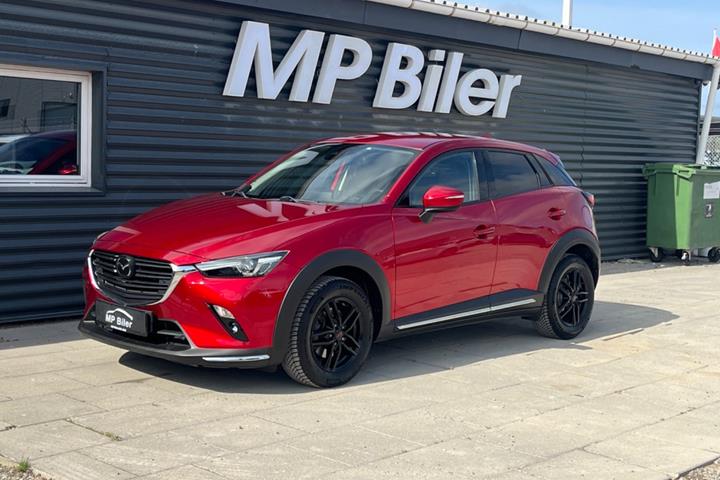 Rød Mazda CX-3 fra 2019