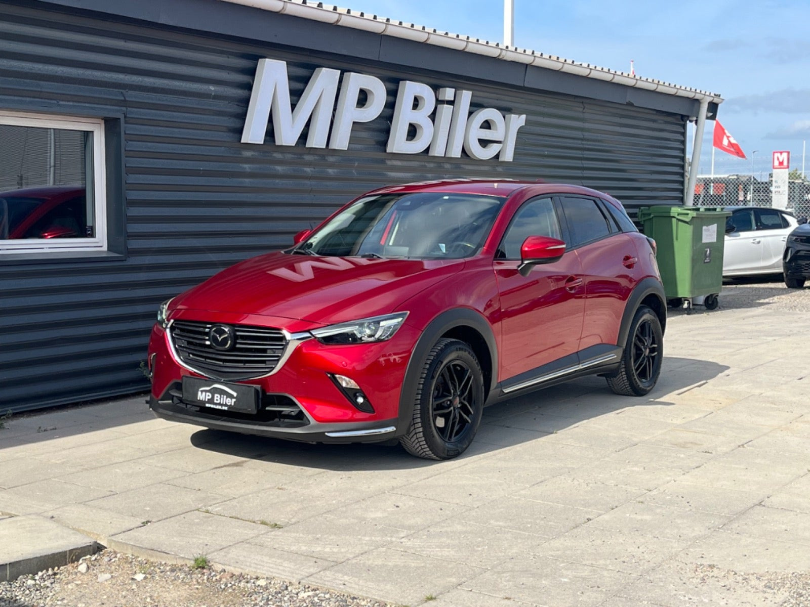 Rød Mazda CX-3 fra 2019