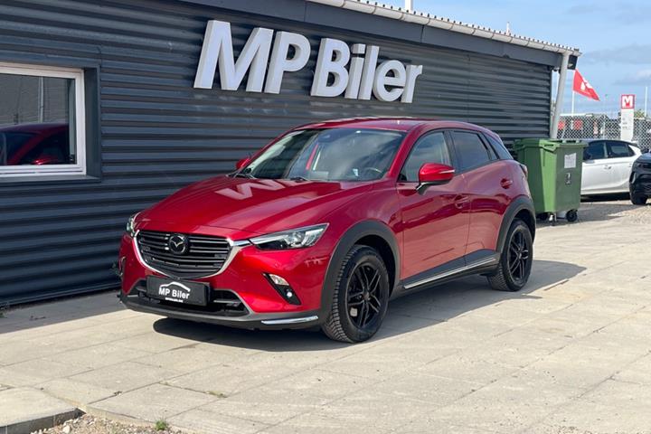 Rød Mazda CX-3 fra 2019