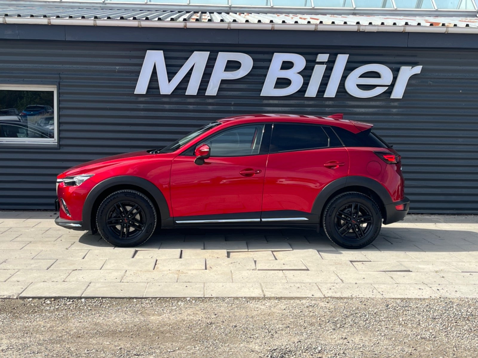 Rød Mazda CX-3 fra 2019