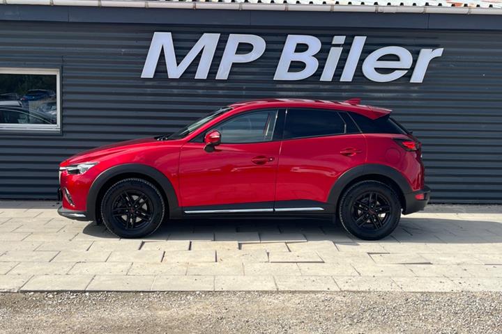 Rød Mazda CX-3 fra 2019