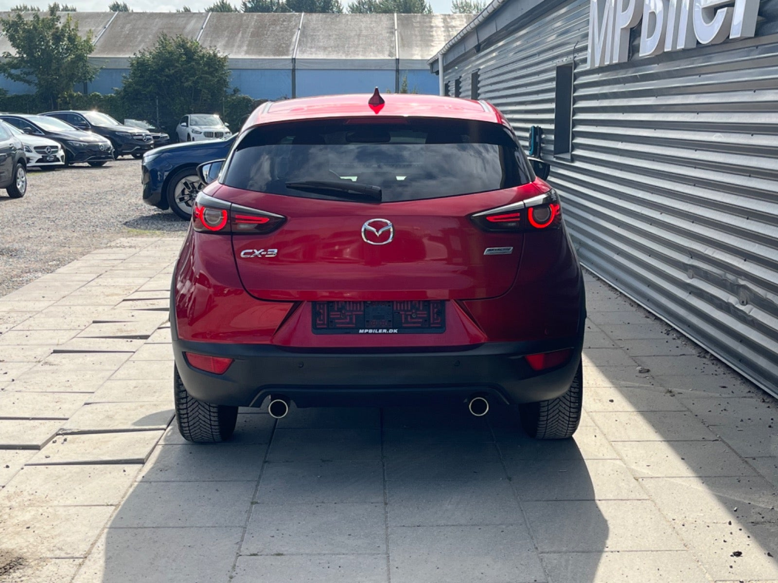 Rød Mazda CX-3 fra 2019