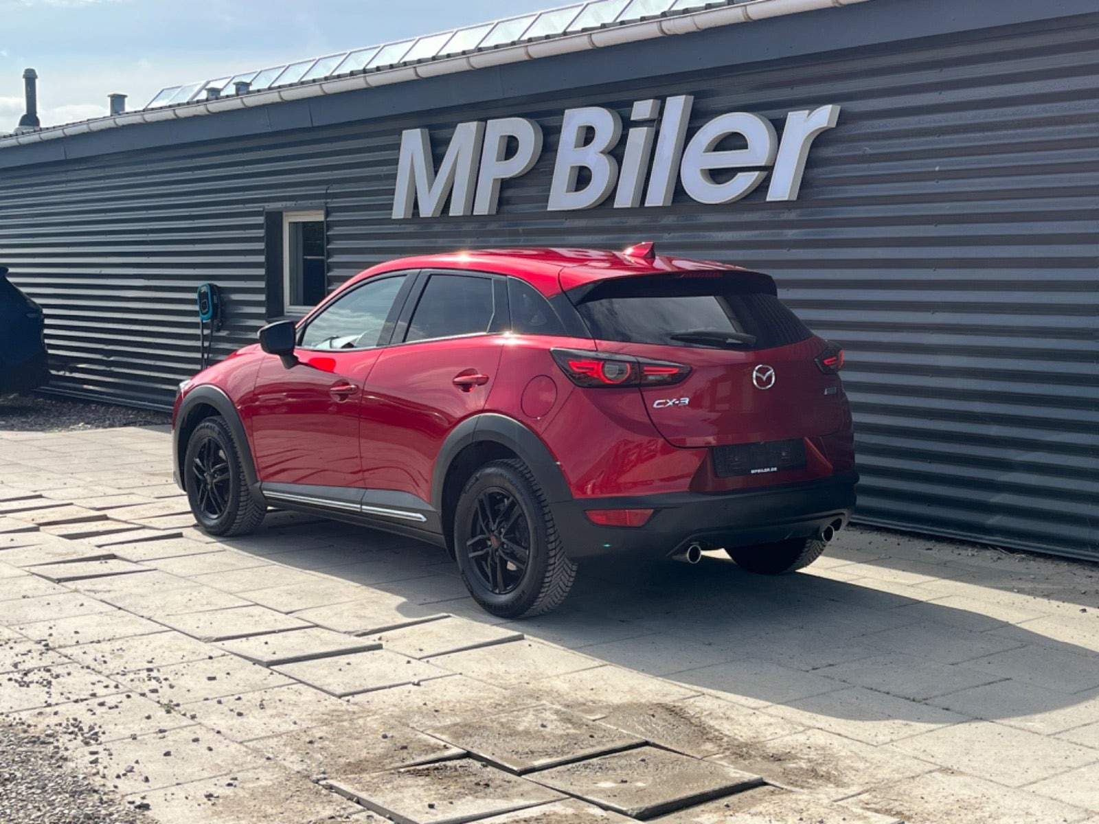 Rød Mazda CX-3 fra 2019
