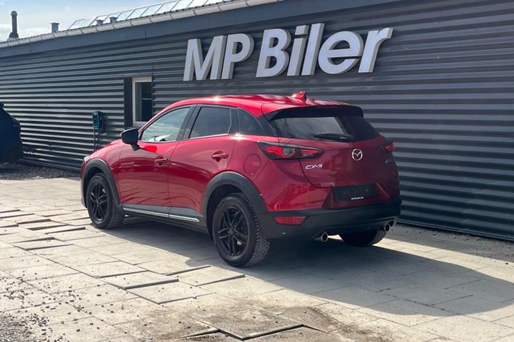 Rød Mazda CX-3 fra 2019