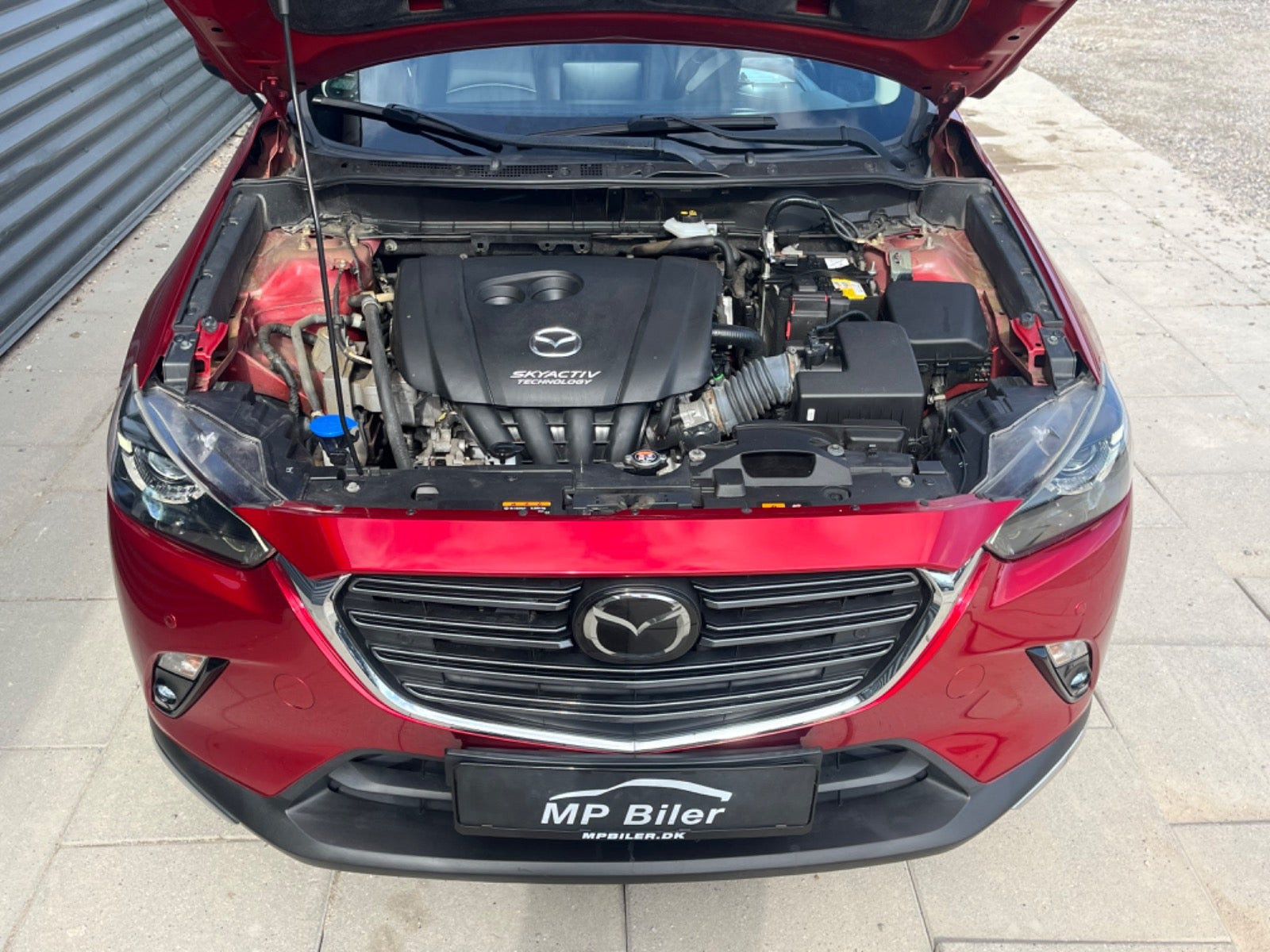 Rød Mazda CX-3 fra 2019