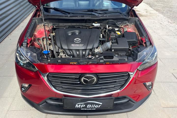 Rød Mazda CX-3 fra 2019