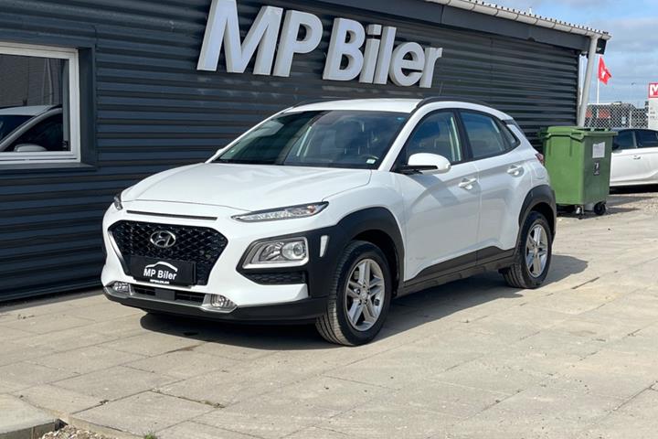 Hvid Hyundai Kona fra 2020