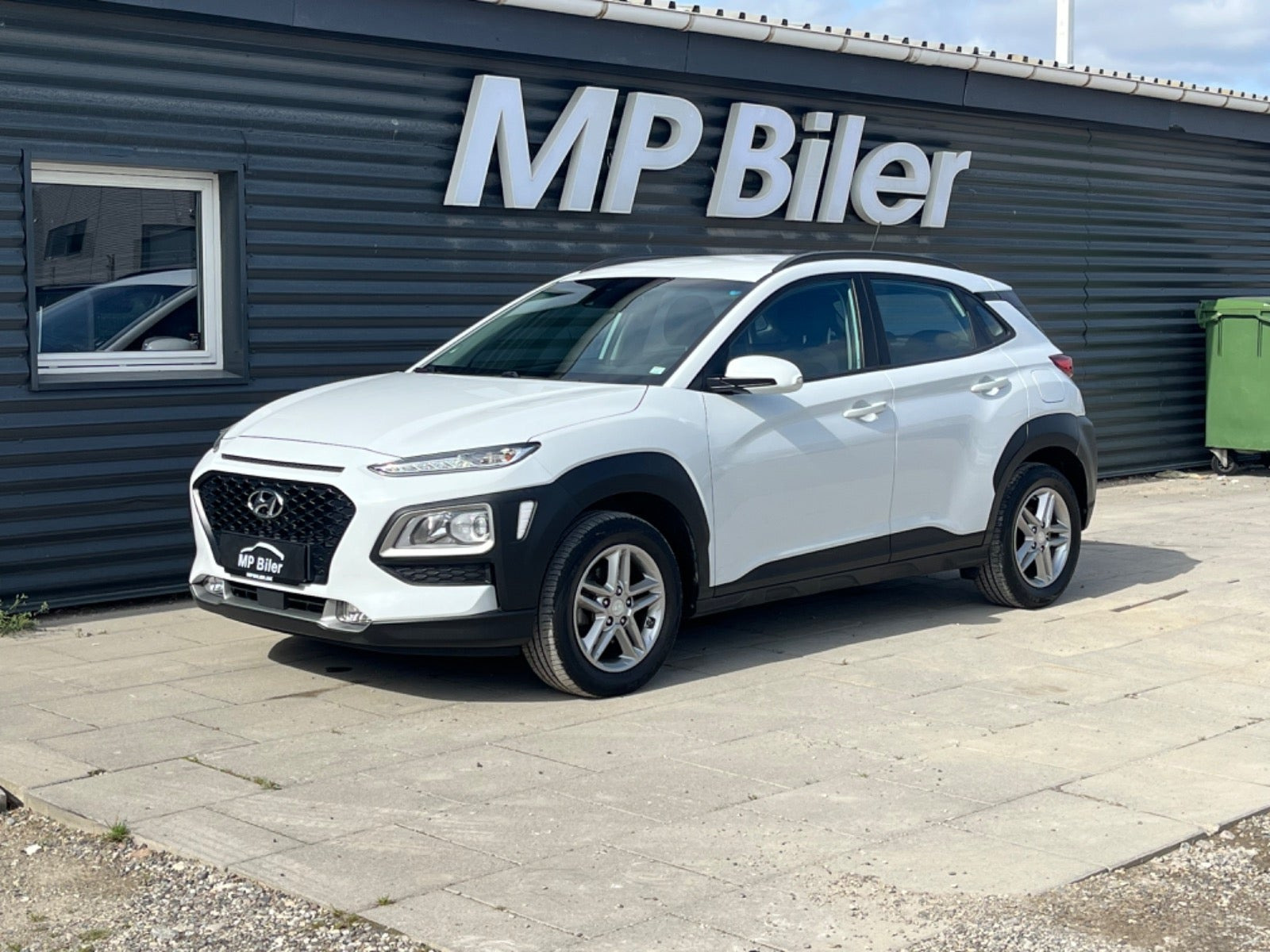 Hvid Hyundai Kona fra 2020