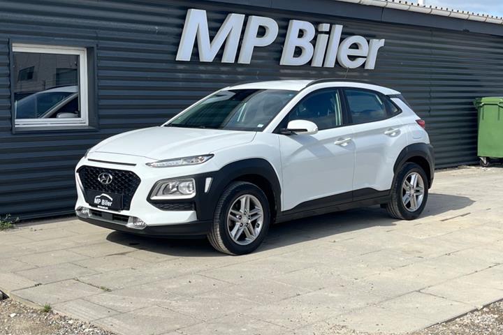 Hvid Hyundai Kona fra 2020