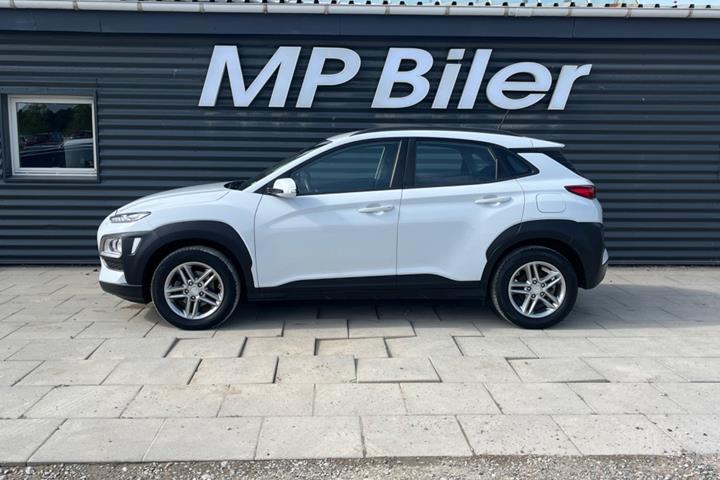 Hvid Hyundai Kona fra 2020