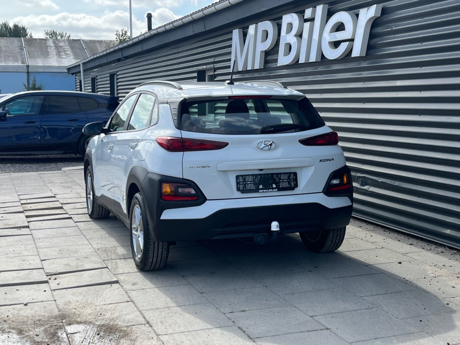 Hvid Hyundai Kona fra 2020