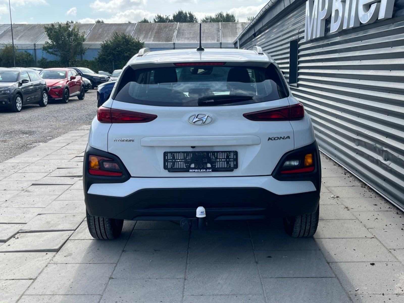 Hvid Hyundai Kona fra 2020