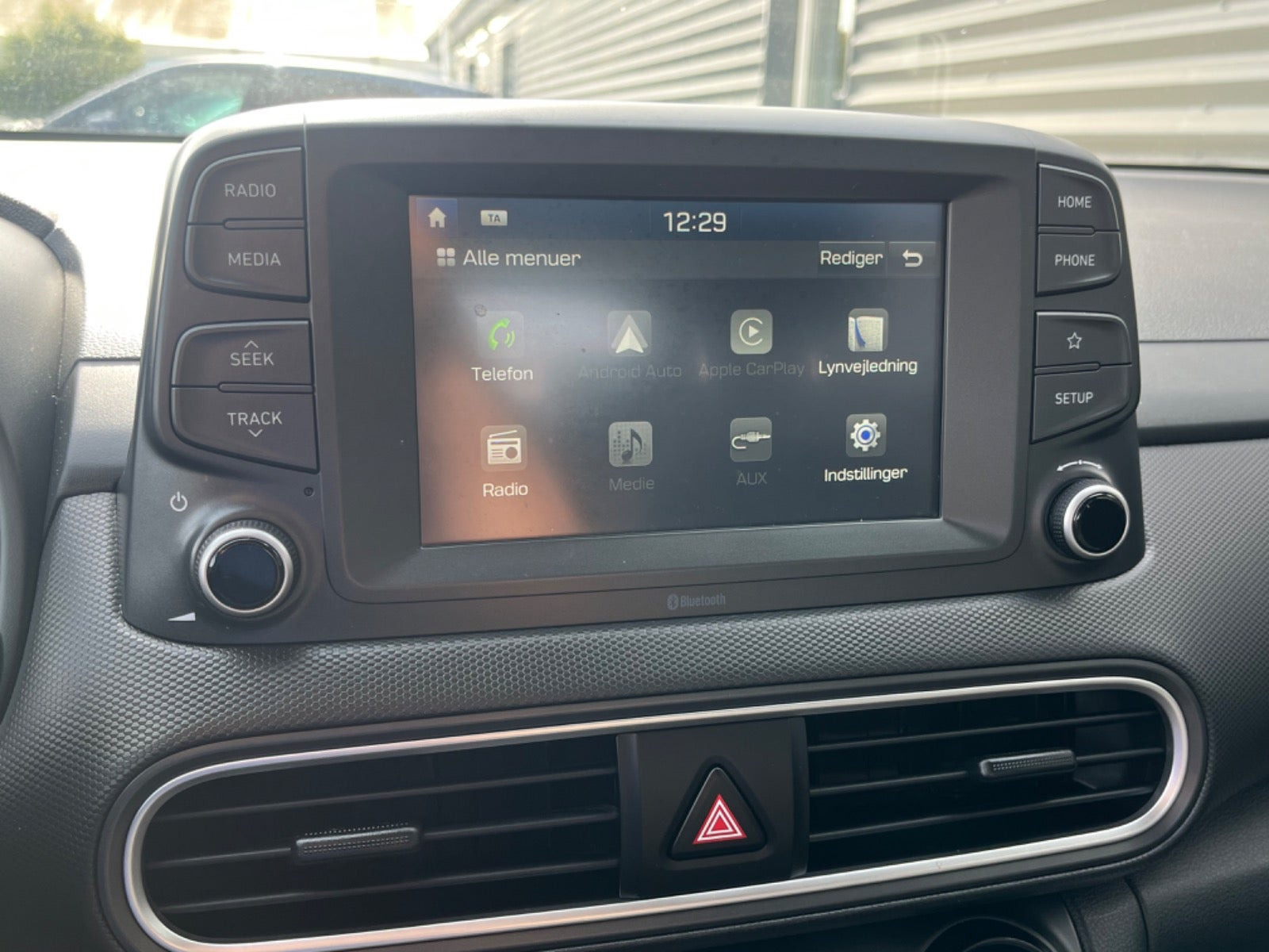 Hvid Hyundai Kona fra 2020