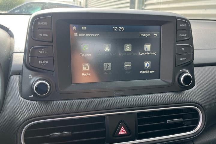 Hvid Hyundai Kona fra 2020