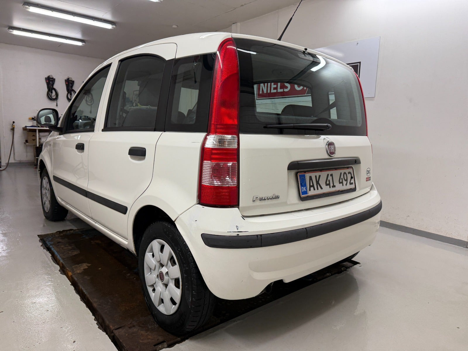 Hvid Fiat Panda fra 2010