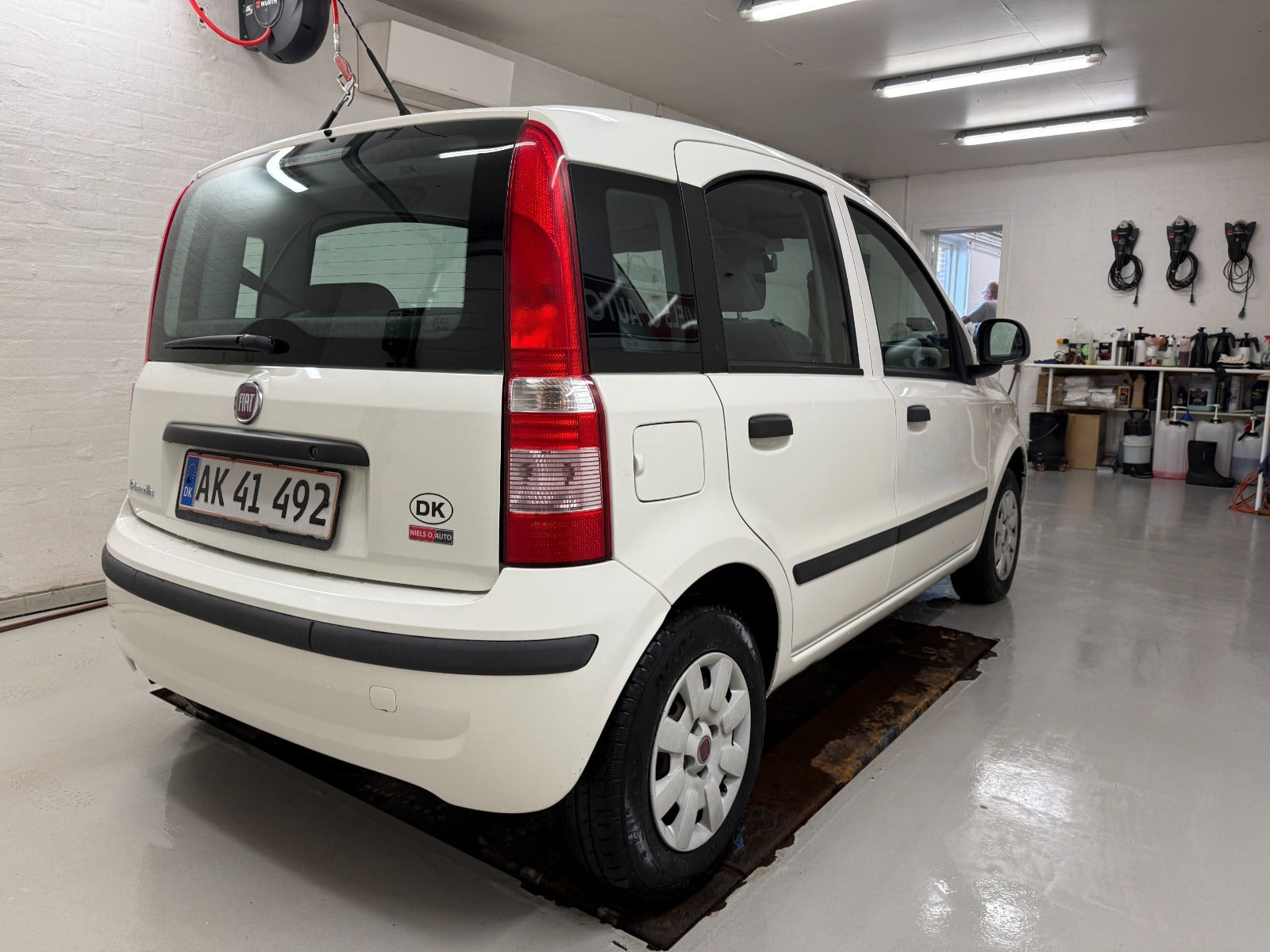 Hvid Fiat Panda fra 2010