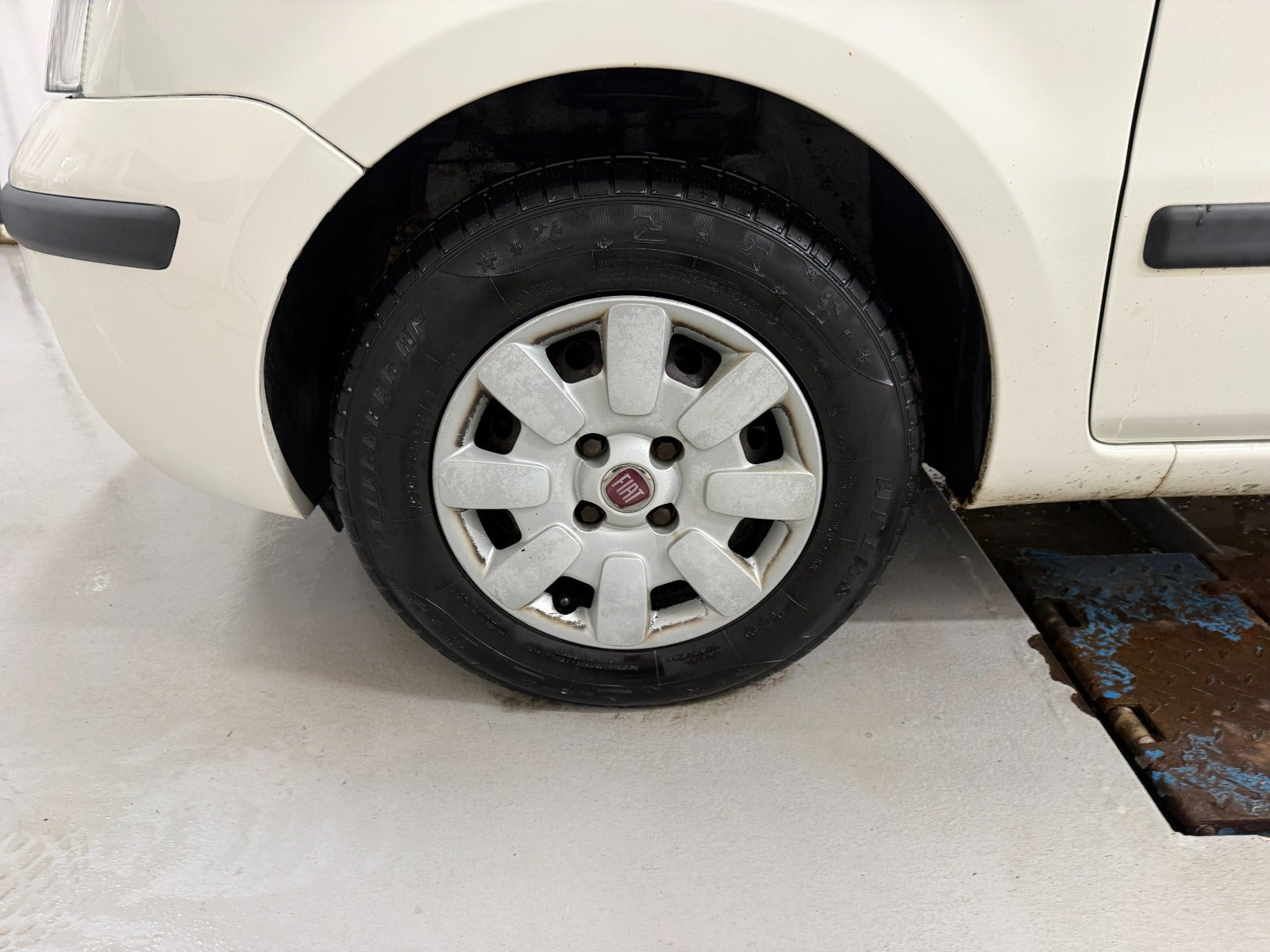 Hvid Fiat Panda fra 2010