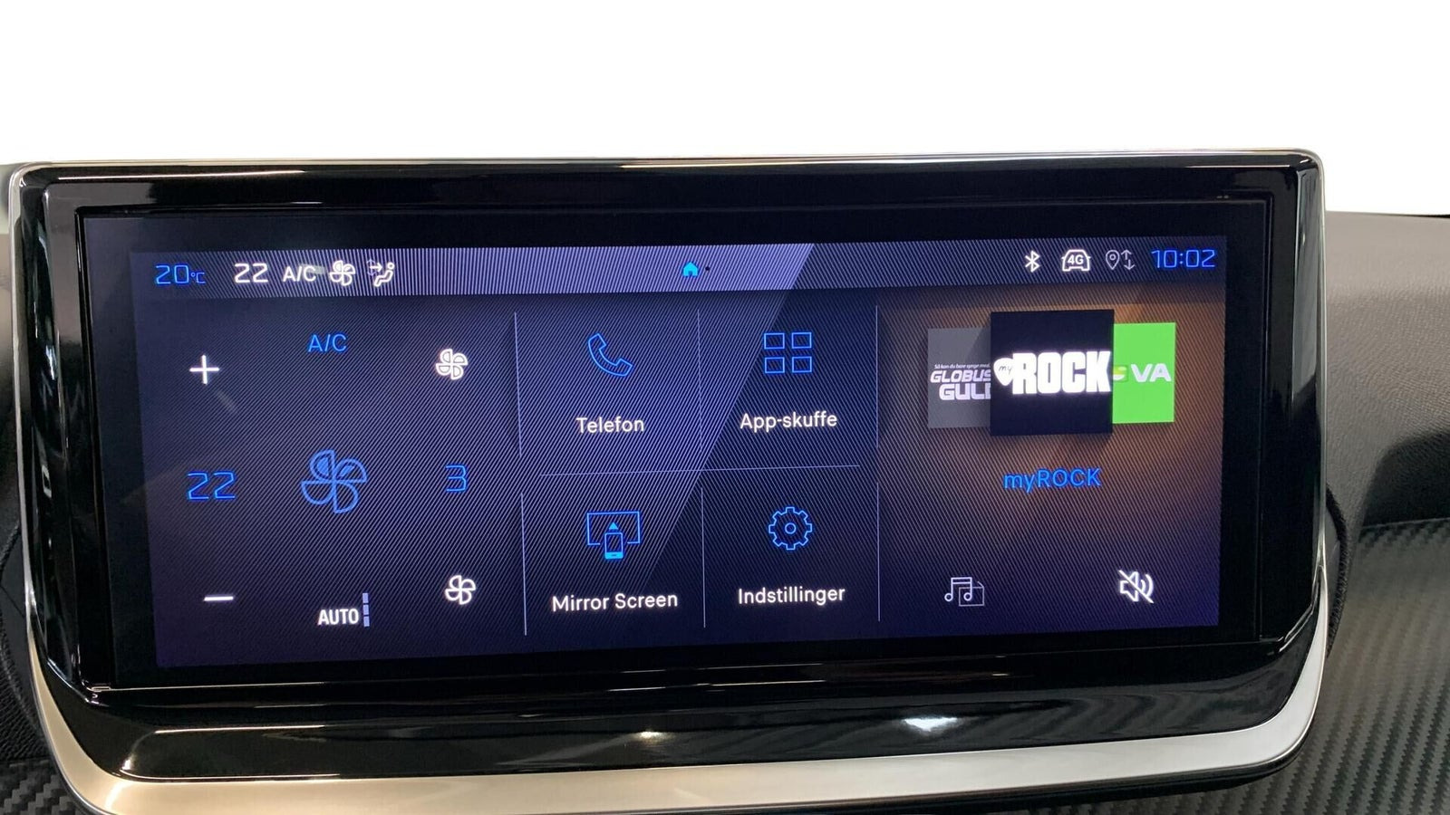 Sort Peugeot e-208 fra 2024