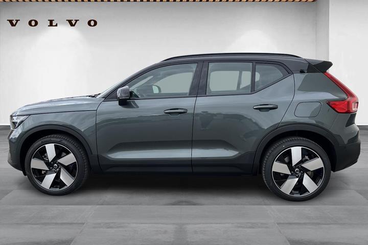Grøn Volvo EX40 fra 2026