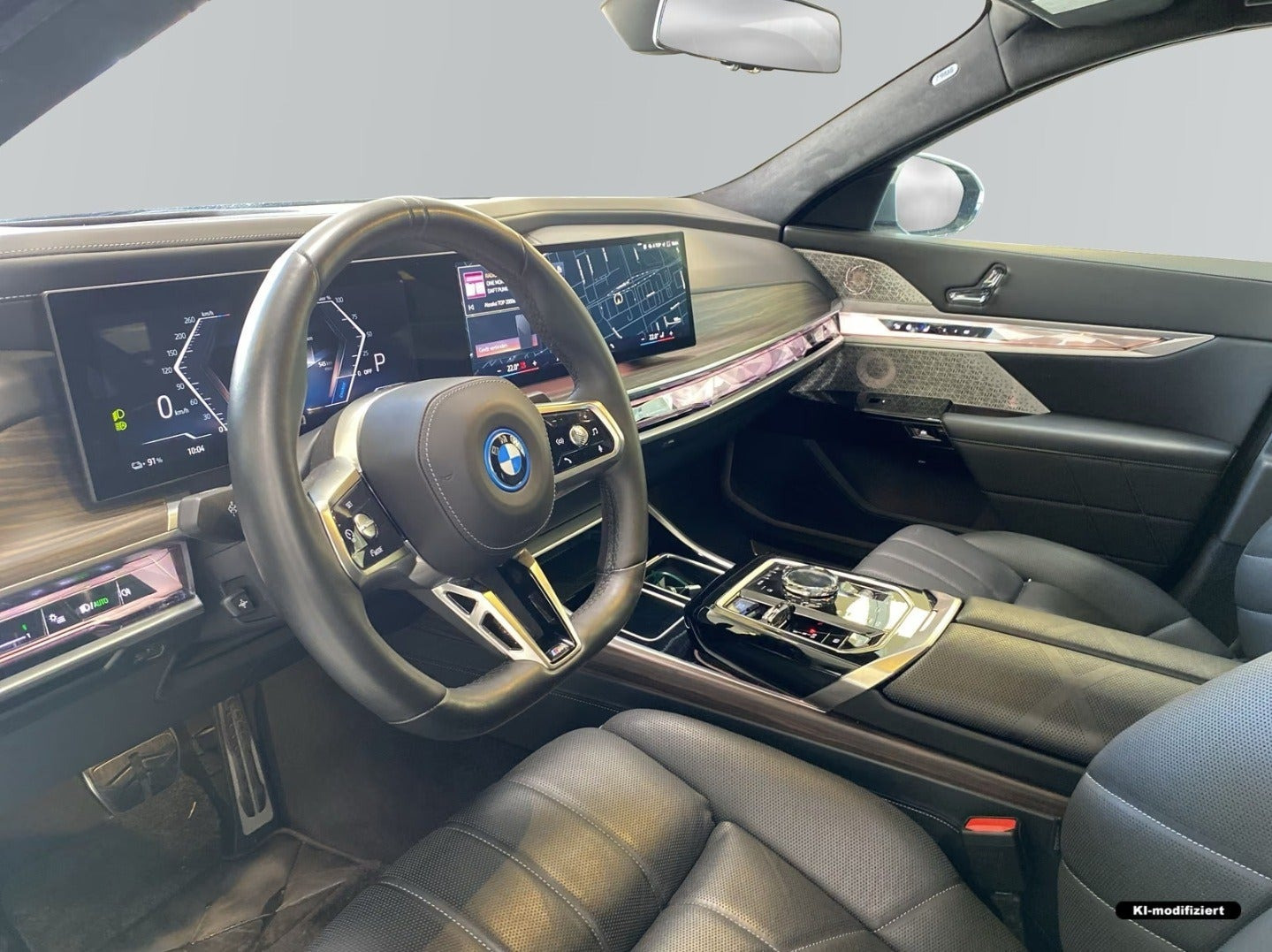 Grå BMW i7 fra 2023