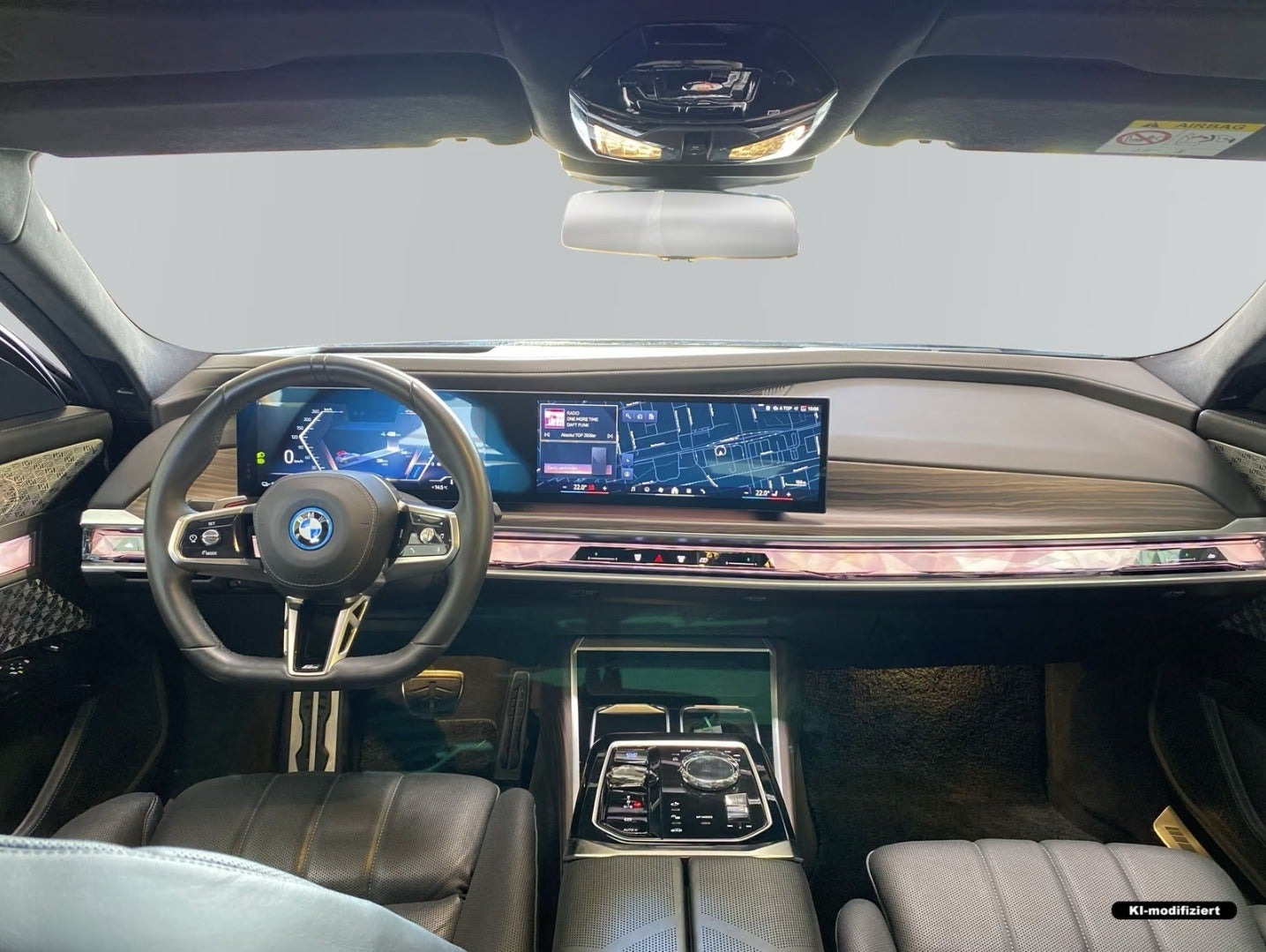 Grå BMW i7 fra 2023