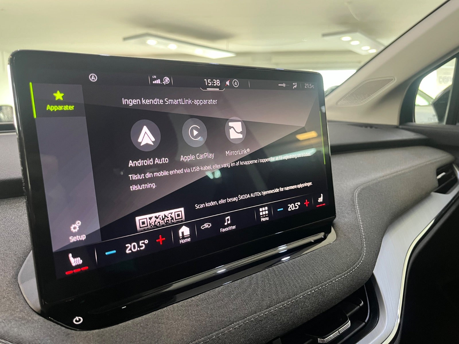 Sort Skoda Enyaq fra 2023