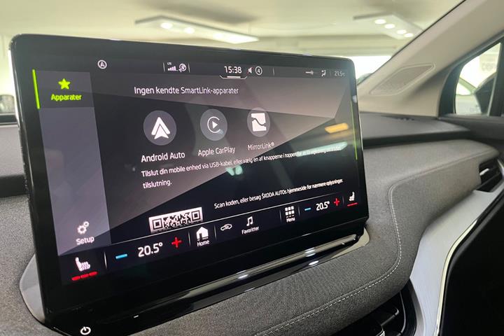 Sort Skoda Enyaq fra 2023
