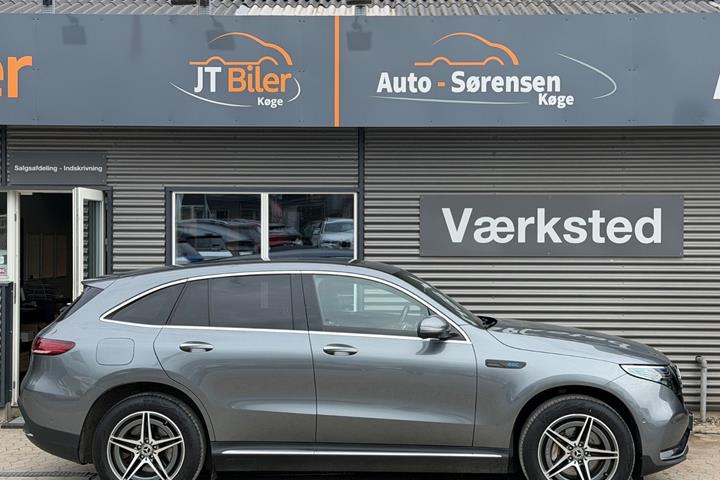 Grå Mercedes EQC400 fra 2022