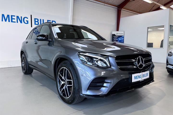 Grå Mercedes GLC220 d fra 2019