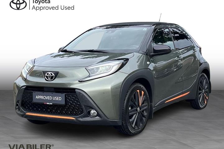 Grøn Toyota Aygo X fra 2023
