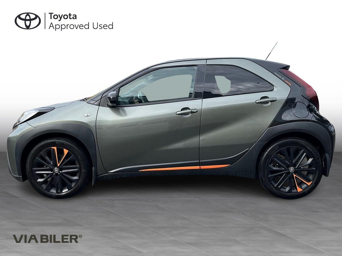 Grøn Toyota Aygo X fra 2023
