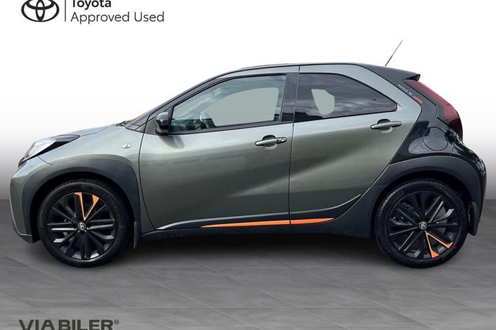 Grøn Toyota Aygo X fra 2023