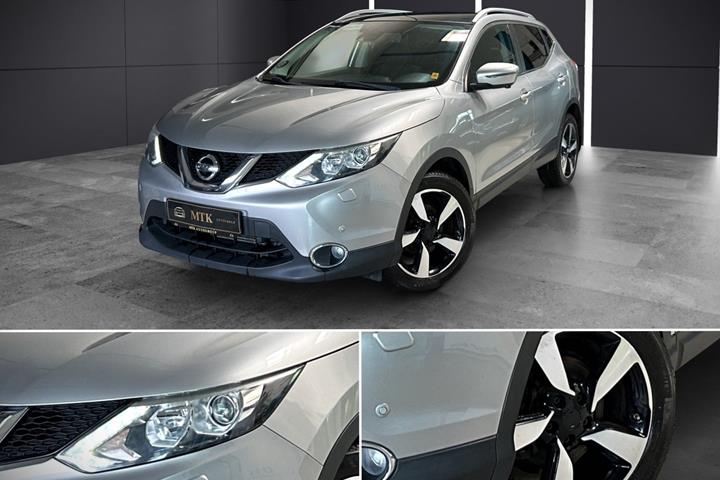 Sølv Nissan Qashqai fra 2016