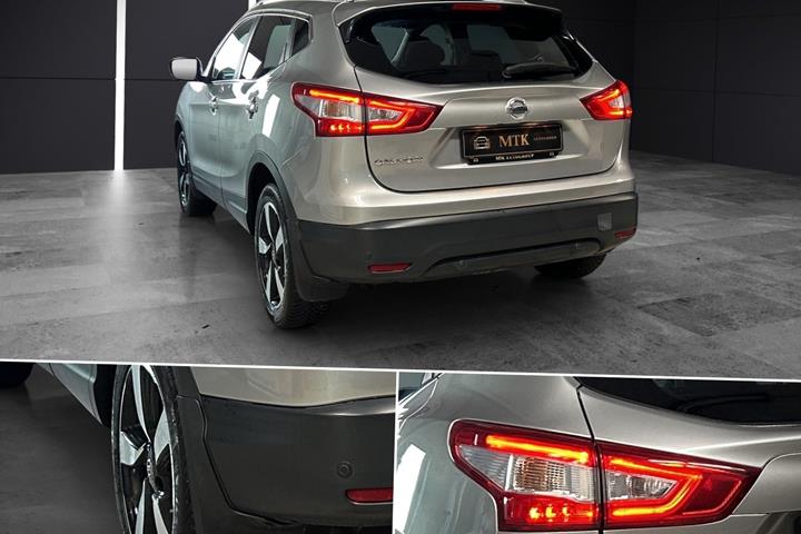 Sølv Nissan Qashqai fra 2016