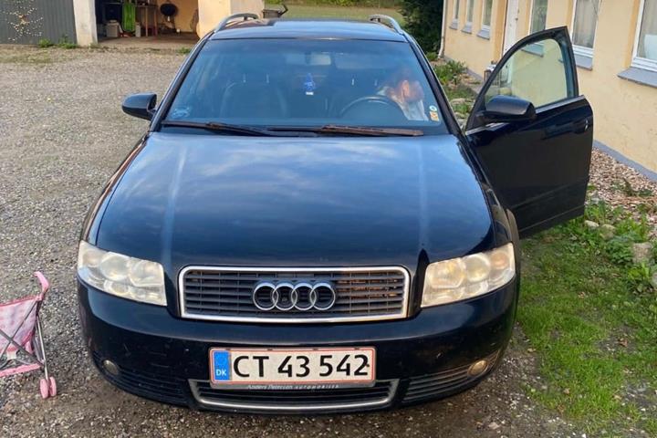 Sort Audi A4 fra 2004