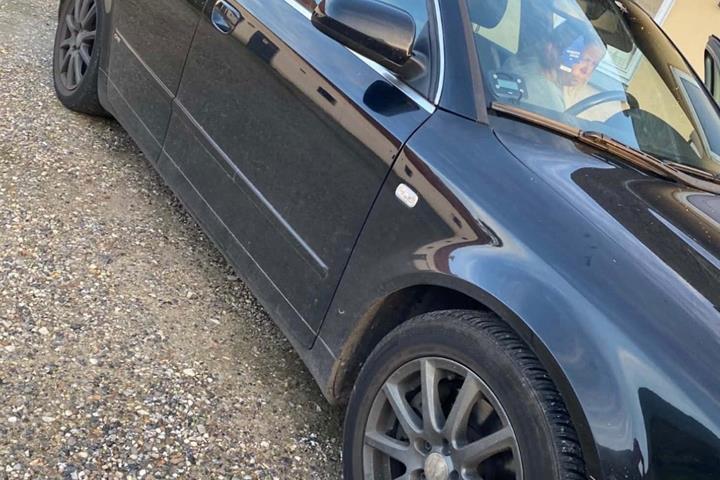 Sort Audi A4 fra 2004