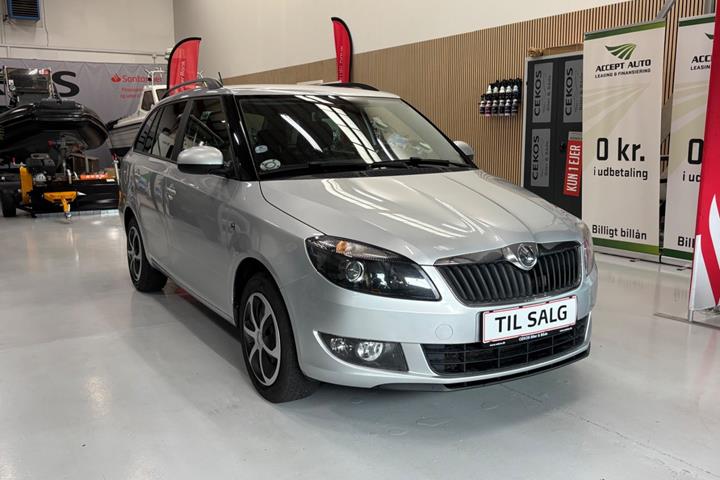 Sølv Skoda Fabia fra 2014