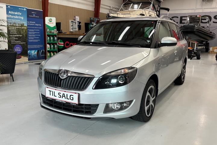 Sølv Skoda Fabia fra 2014