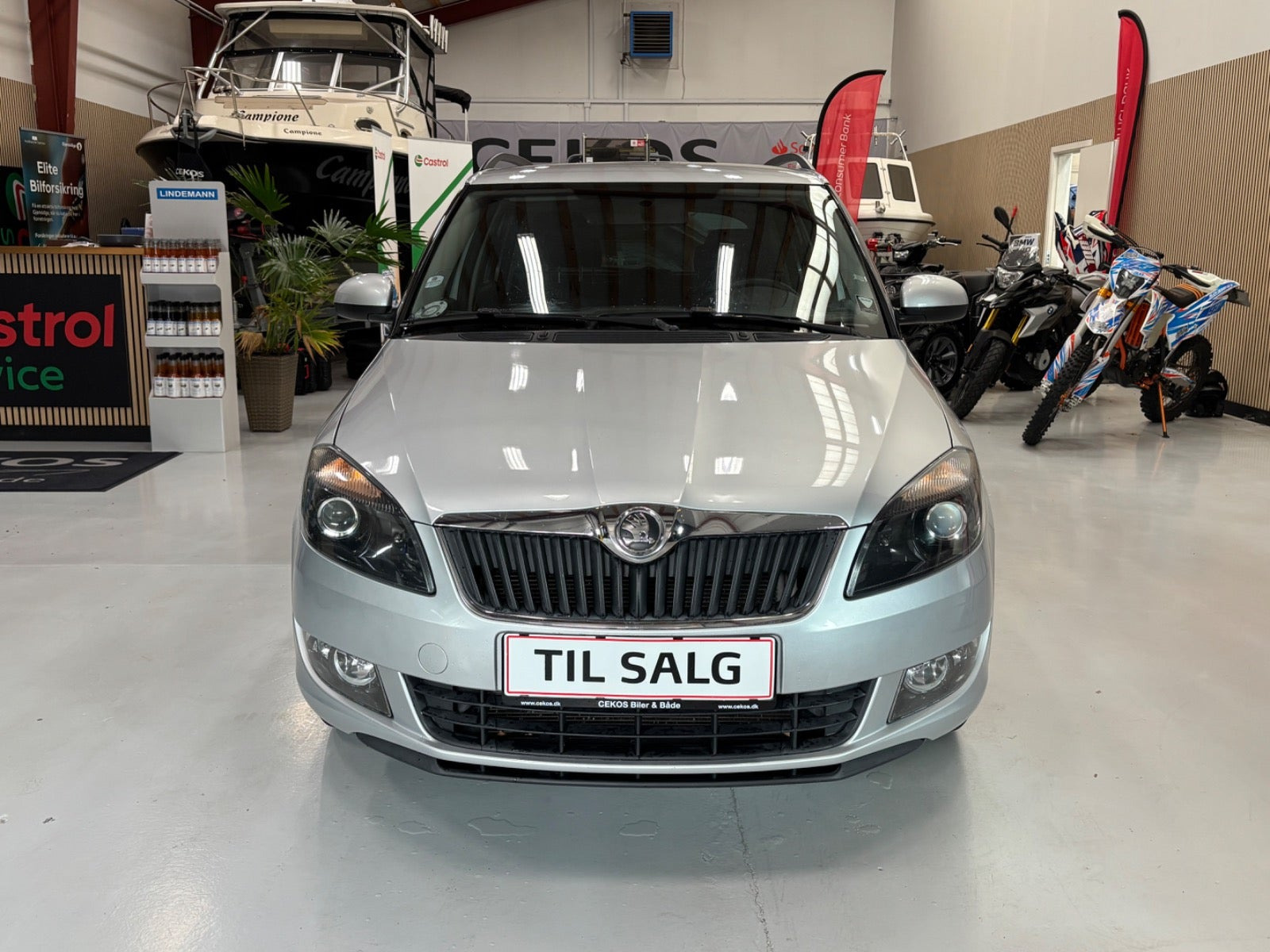 Sølv Skoda Fabia fra 2014