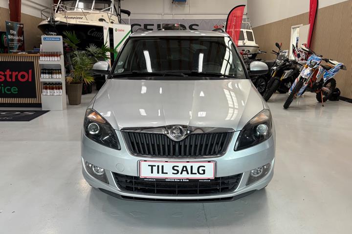 Sølv Skoda Fabia fra 2014