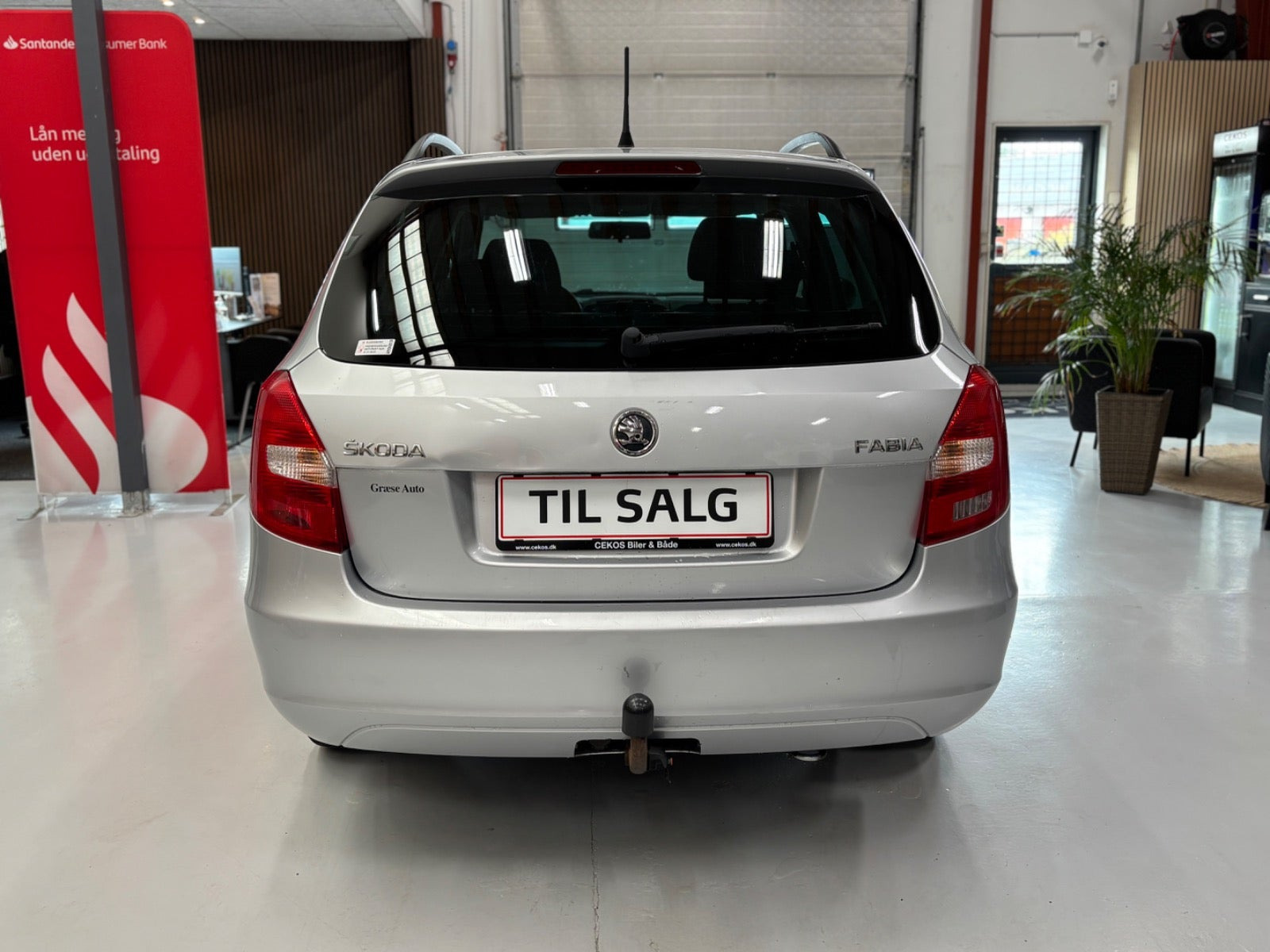 Sølv Skoda Fabia fra 2014