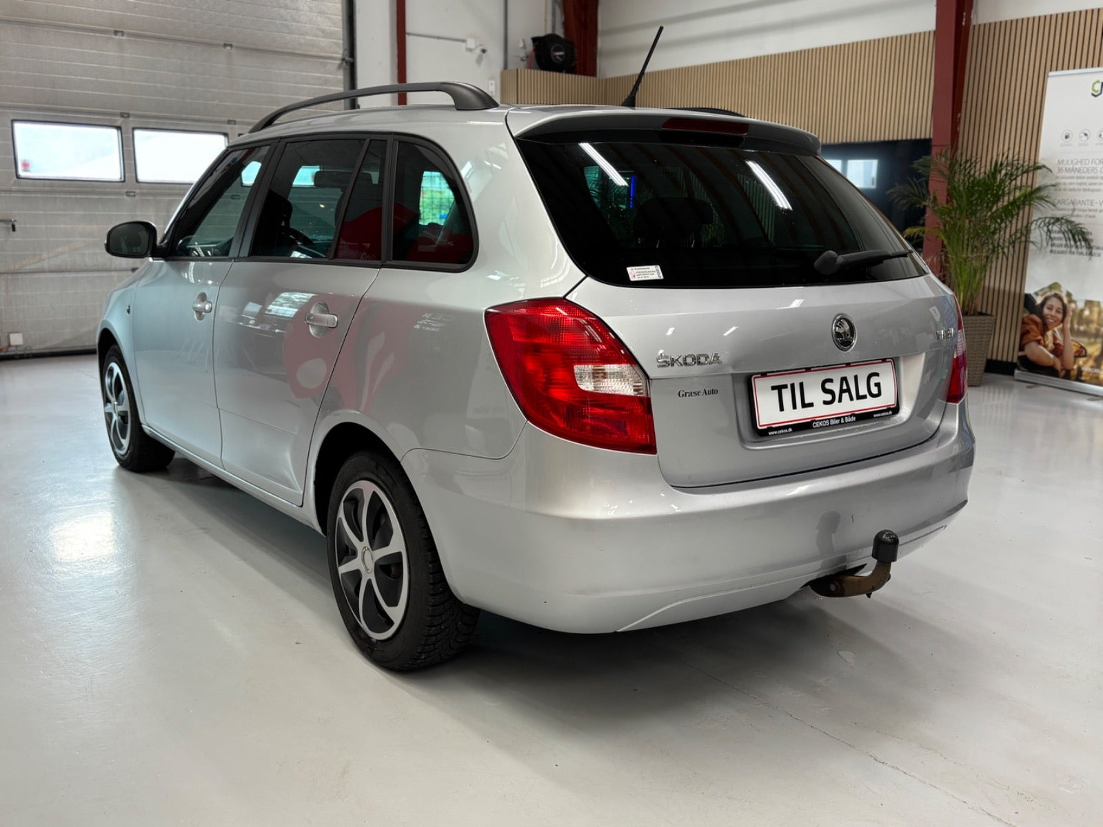 Sølv Skoda Fabia fra 2014