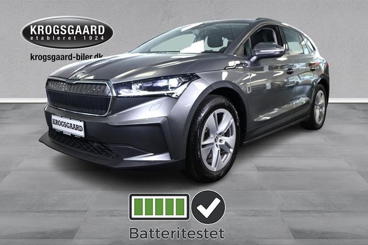 Grå Skoda Enyaq fra 2023