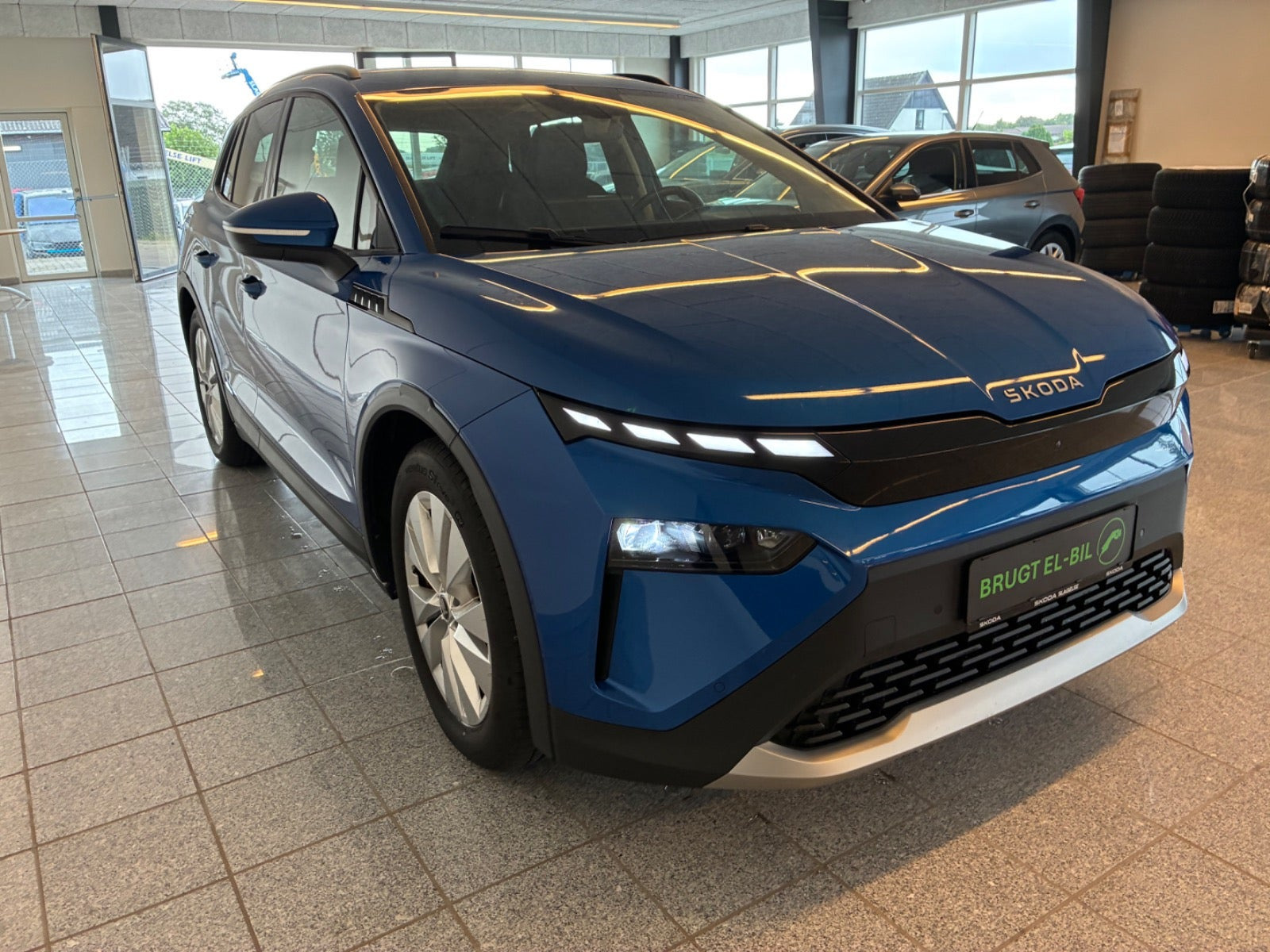 Blå Skoda Elroq fra 2025