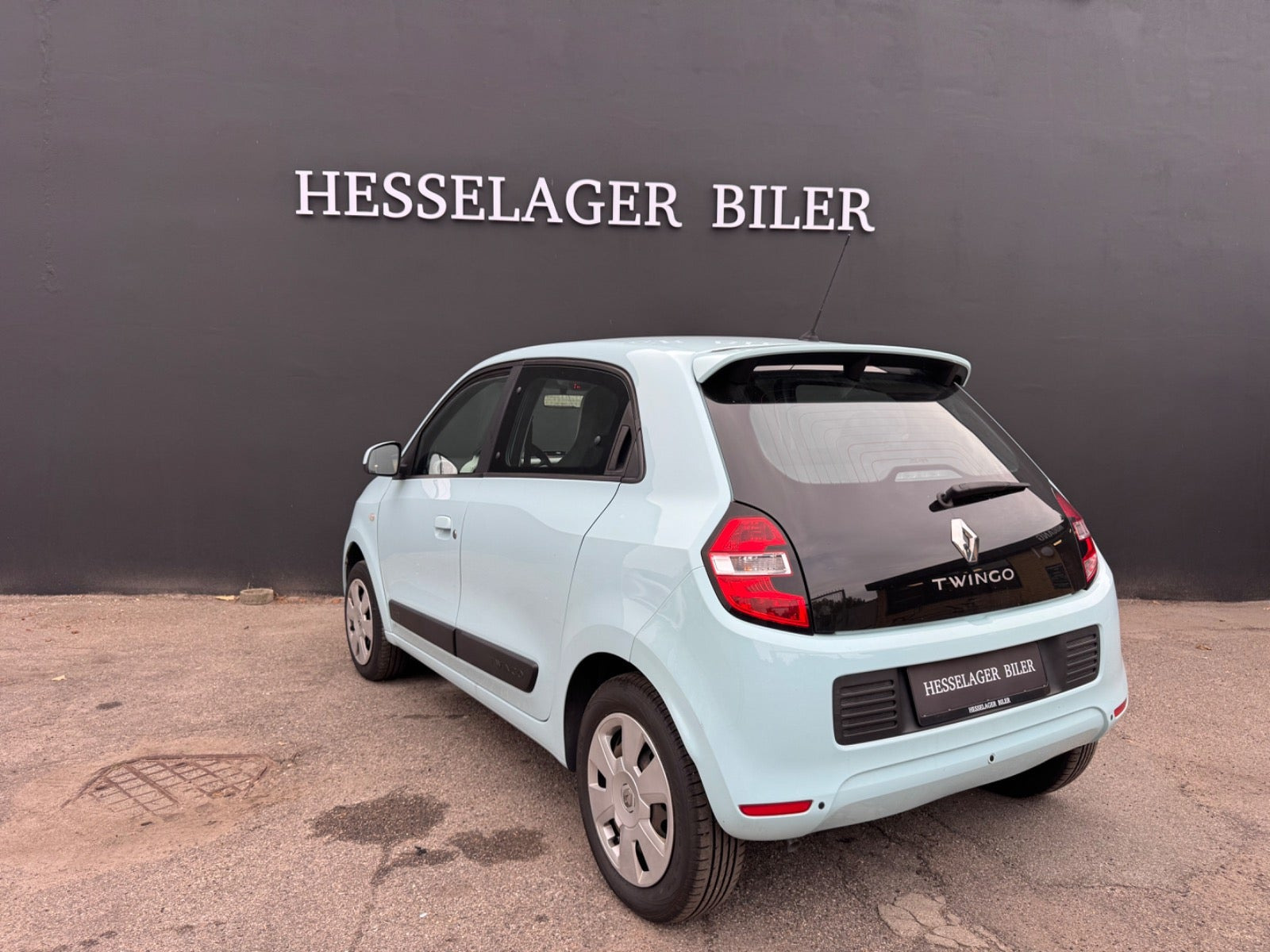 Blå Renault Twingo fra 2014