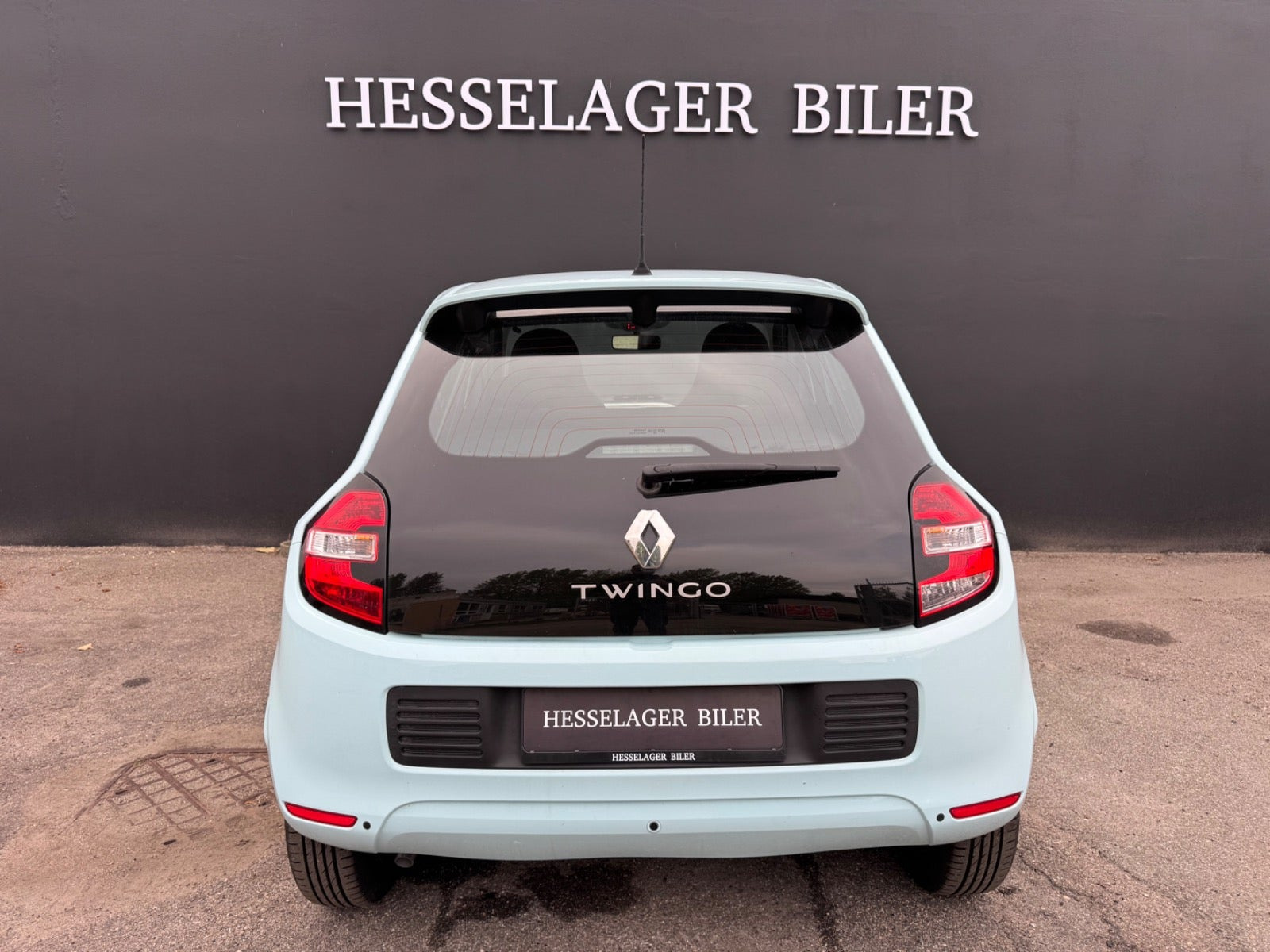 Blå Renault Twingo fra 2014